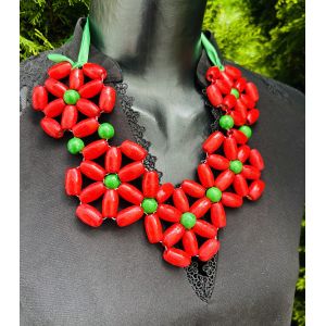 Намисто з дерева, ручна робота