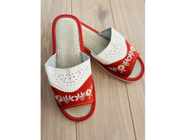 Домашні шкіряні жіночі капці, домашні тапочки жіночі шкіряні 36-41 розміри