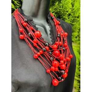 Намисто з дерева, ручна робота