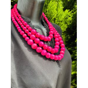 Намисто з дерева рожеве, намисто українське