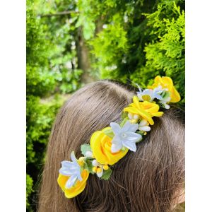 Віночок червоно-чорний, ручна робота