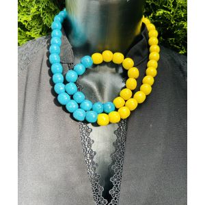 Набір прикрас з дерева в національному стилі