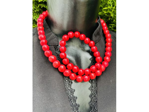 Набір прикрас, намисто та браслет