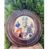 Дерев'яна тарілка (ікона) "Св. Микола Чудотворець" 50 см