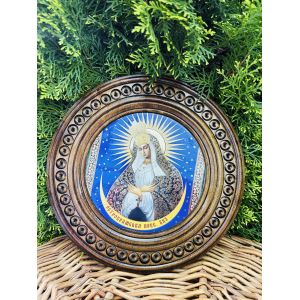 Дерев'яна тарілка (ікона) "Казанська"