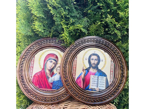 Вінчальні весільні ікони діаметр 30 см