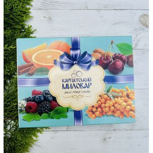 Подарунковий набір, Карпатський Миловар, мило ручної роботи Фруктова Колекція