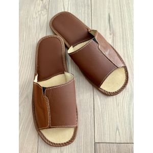 Домашні чоловічі шкіряні капці