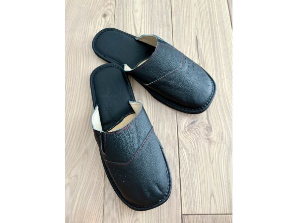Домашні чоловічі шкіряні капці, 45 розмір
