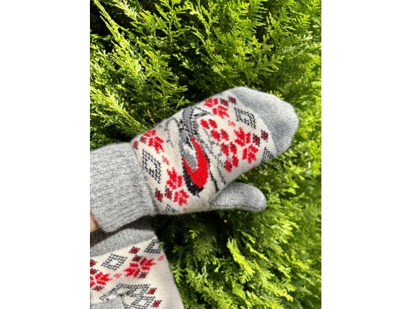 Рукавички сніжинка