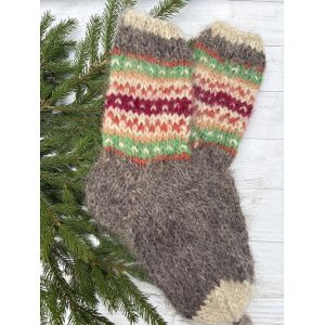 Гуцульські Шкарпетки з овечої шерсті розмір 42-44