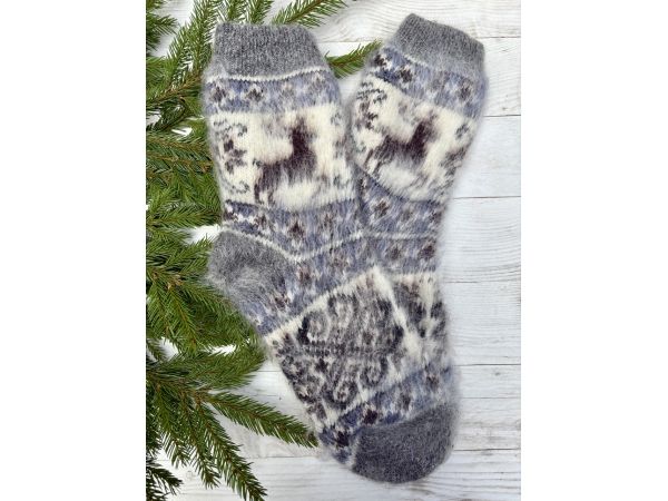 Шкарпетки жіночі з козячого пуху Олені