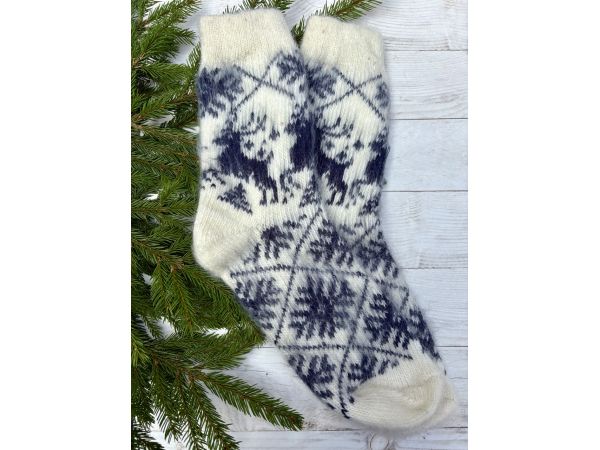 Шкарпетки жіночі з козячого пуху Олені