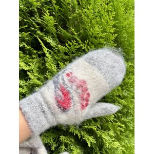 Гуцульські Рукавички жіночі шерстяні 100 % вовна