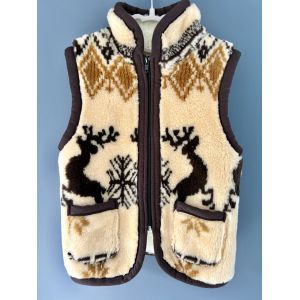 Жилет з овечої шерсті дитячий розмір S XL