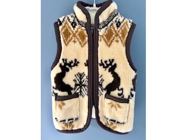 Жилет з овечої шерсті дитячий розмір S XL 4