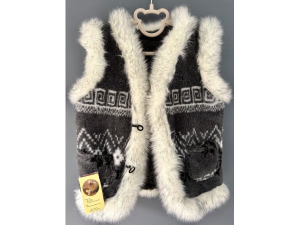 Жилет з овечої шерсті дитячий 4 розмір