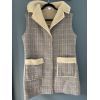 Жилет з овечої шерсті довгий, L