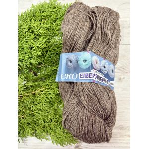 Пряжа з овечої шерсті для вязання Сіверяночка 200 г горіховий