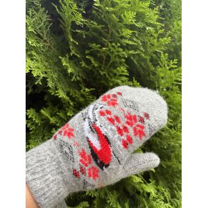 Рукавички жіночі овеча вовна Снігурі