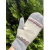 Рукавички жіночі овеча вовна Орнамент