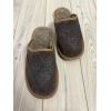 Домашні капці з овечої шерсті чоловічі замшеві