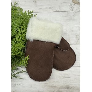 Рукавички дитячі з овечої вовни від 2 до 6 років