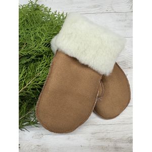 Рукавички дитячі з овечої вовни від 2 до 6 років