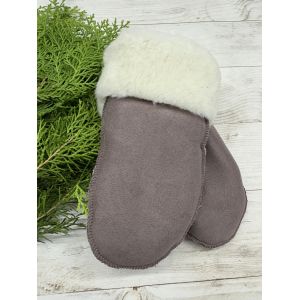 Рукавички дитячі з овечої вовни від 6 до 8 років