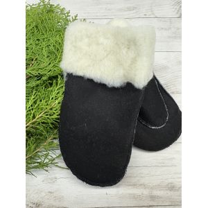 Рукавички дитячі з овечої вовни від 6 до 8 років