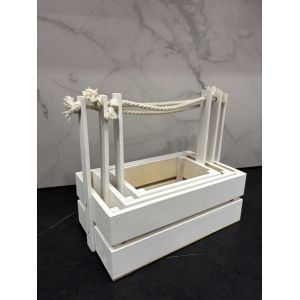 Набір деревʼяних ящиків ящики для декору