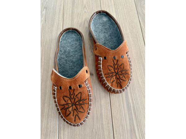 Домашні шкіряні капці розміри від 41 до 45