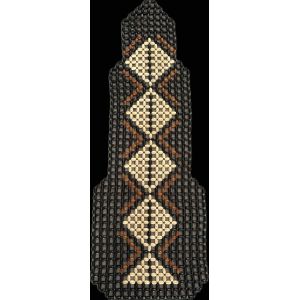 Накидка на автомобільне сидіння дерев’яна з підголовником 146х53 см