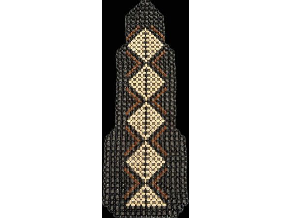 Накидка на автомобільне сидіння дерев’яна з підголовником 146х53 см