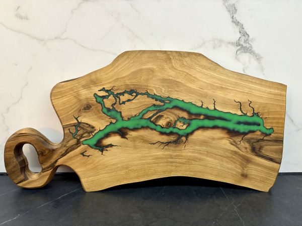 Дерев'яна дошка для нарізки продуктів 45х20 см