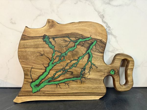 Дерев'яна дошка для нарізки продуктів 40х28 см