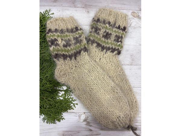 Гуцульські Шкарпетки з овечої шерсті 40-42 розмір