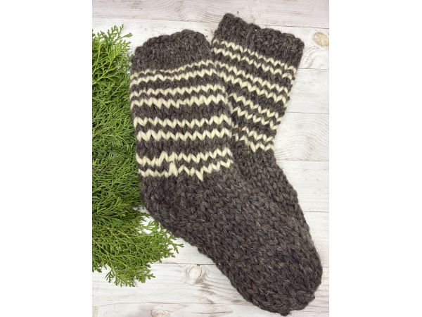 Гуцульські Шкарпетки з овечої шерсті 40-42 розмір