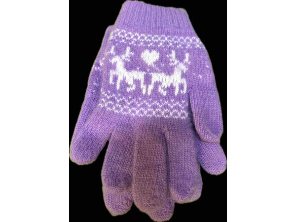 Рукавички жіночі олені