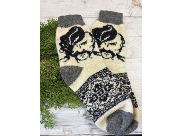 Шкарпетки чоловічі овеча шерсть, шерстяні носки, шкарпетки шерстяні Козак