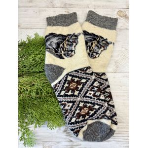 Шкарпетки чоловічі овеча шерсть шкарпетки шерстяні, подарунок на рік Коня, новорічний подарунок