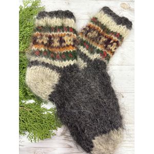 Гуцульські шкарпетки жіночі з овечої вовни 36-39 розмір