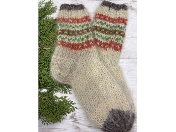 Гуцульські Шкарпетки з овечої шерсті 40-42 розмір