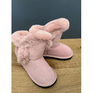 Угги дитячі натуральний замш, рожеві Paliament 29