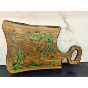 Дерев'яна дошка для нарізки продуктів 41х28 см