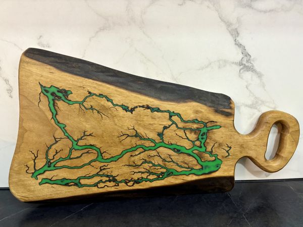 Дерев'яна дошка для нарізки продуктів 48х26 см