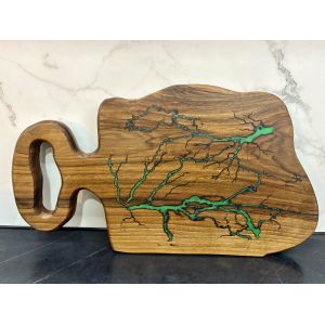 Дерев'яна дошка для нарізки продуктів 45х24 см