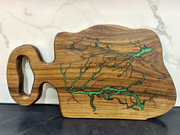 Дерев'яна дошка для нарізки продуктів 45х24 см