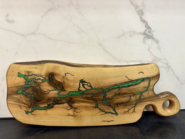 Дерев'яна дошка для нарізки продуктів 46х16 см