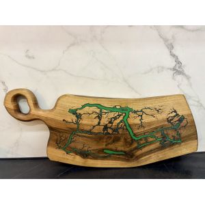 Дерев'яна дошка для нарізки продуктів 46х17 см